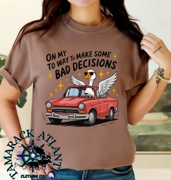On My Way To Make Bad Decisions| Summer Sale Comfort Colors Tee