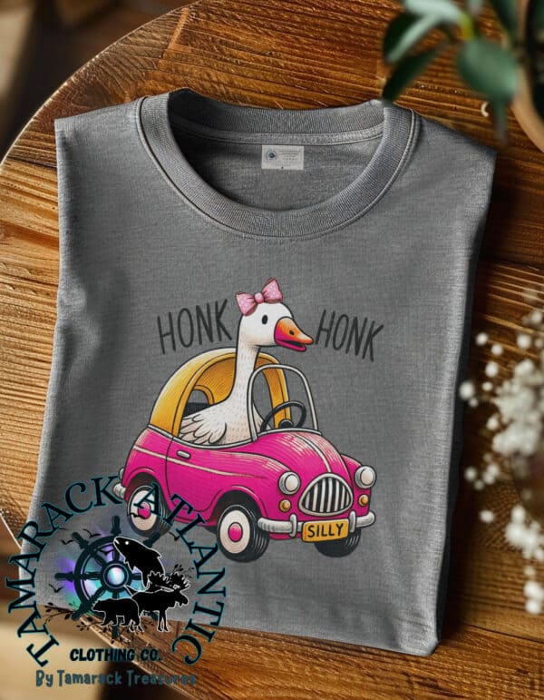 Silly Goose| Honk Honk| Matchable| Adult| Pink Car