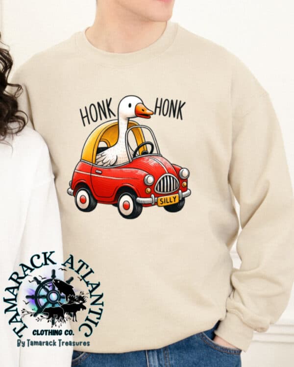 Silly Goose| Honk Honk| Matchable|Adult|Red Car