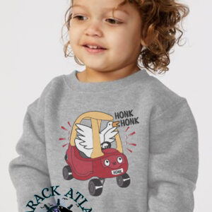 Silly Goose| Honk Honk| Toy Car|Matchable| Toddler Crewneck
