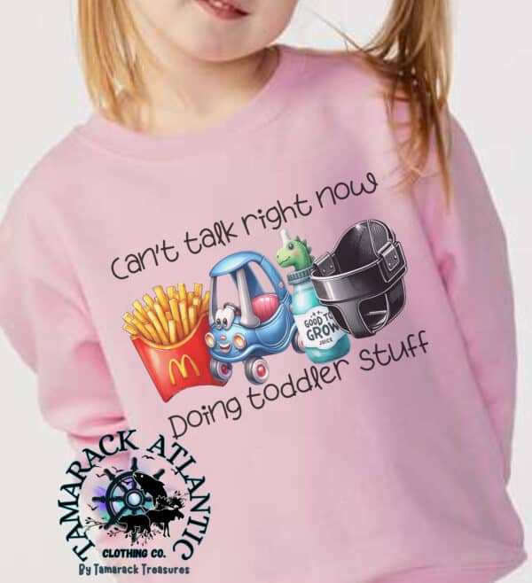 Busy Doing Toddler Stuff| Matchable| Toddler Crewneck