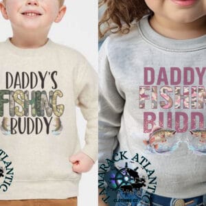 Daddy's Fishing Buddy| Toddler Fishing Crewneck