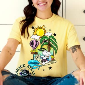 Childhood Nostalgia| Surfboard Summer| Comfort Colors Tee