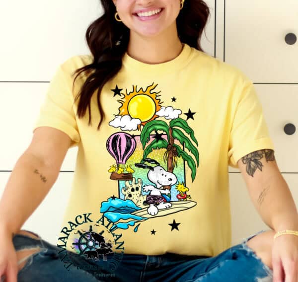 Childhood Nostalgia| Surfboard Summer| Summer Sale Comfort Colors Tee
