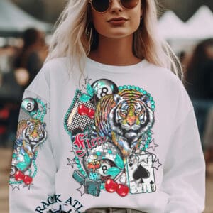 Fierce| Lucky Tiger|Sweatshirts