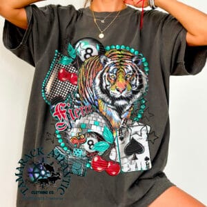 Fierce|Lucky Tiger|Comfort Colors Collection