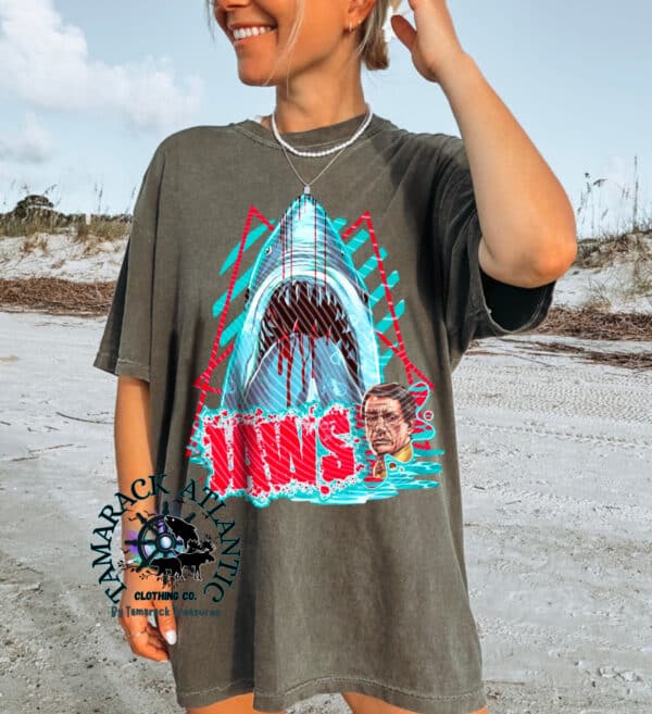 Summer Shark Abstract|Comfort Colors Collection