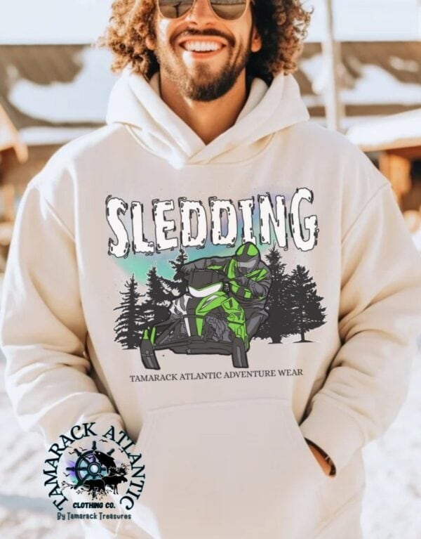 Sledding| Green Snowmobile Adventure Wear - Image 2