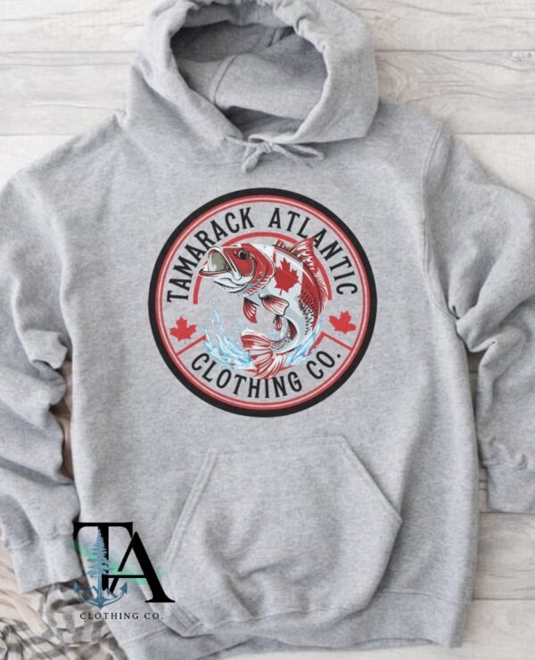 Canadian Fishing Logo| Tamarack Atlantic Clothing Co.