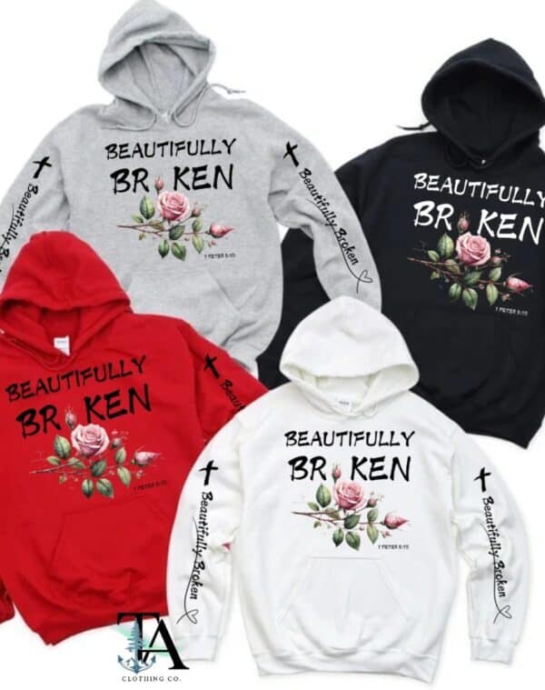 Beautifully Broken JellyRoll Inspired Hoodie