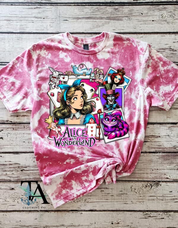 Alice Nostalgia Bleached Tee| Heliconia