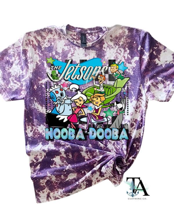 Jetsons Nostalgia Bleached Tee|Purple
