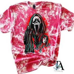 Summer Scream Bleached Tee| Red