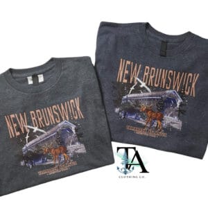 New Brunswick Covered Bridge and Moose Tee| Summer Sale