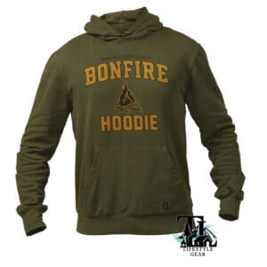 This Is My Bonfire Hoodie| Military Green