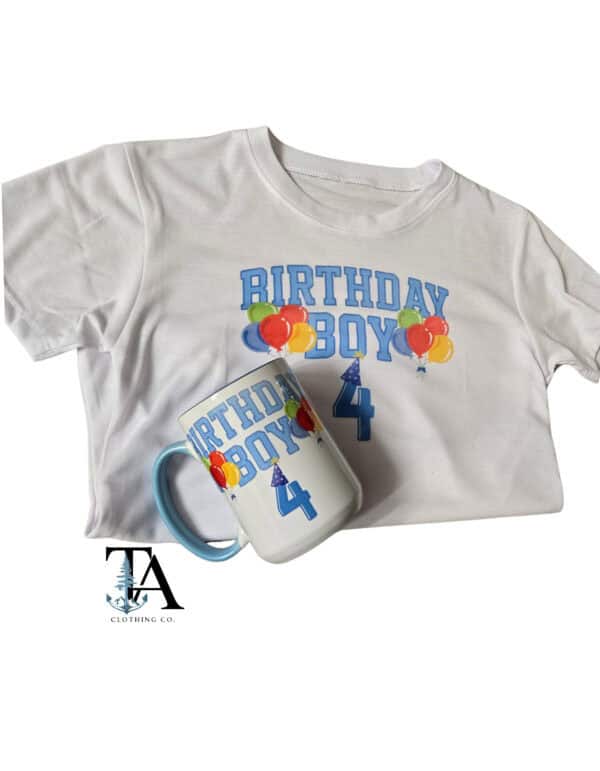 Birthday Tee and Mug Photoshoot Gift Set| Youth and Infant
