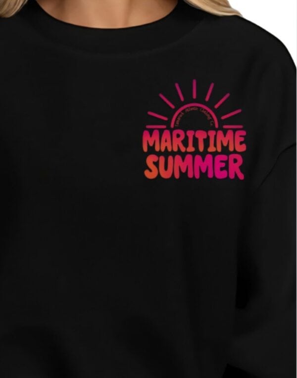 Maritime Summer| Branded Crewneck Sweatshirt - Image 3
