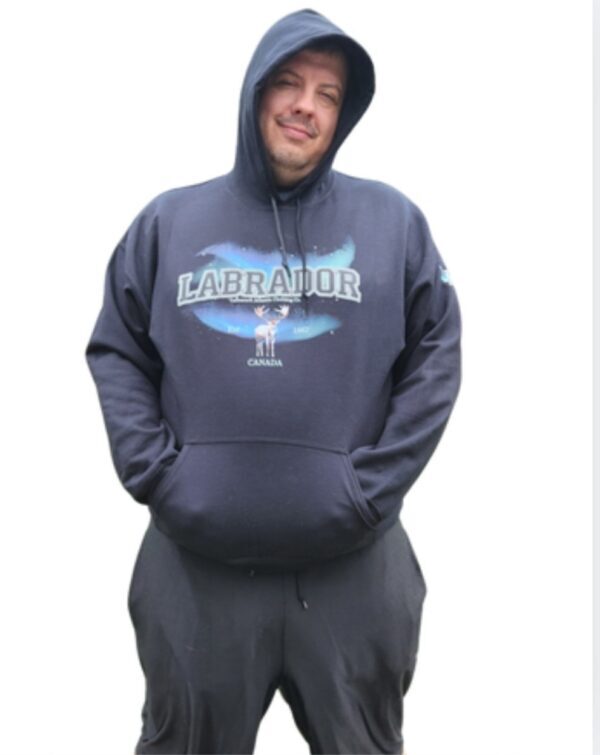 Labrador Varsity Borealis| Hooded Sweatshirt| Black - Image 3