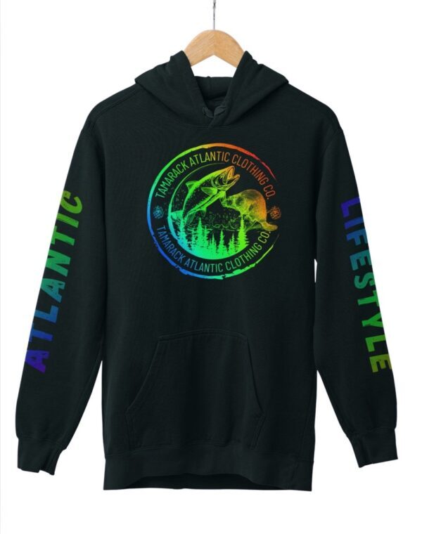 Tamarack Wildlife Rainbow Logo| Hooded Sweatshirt - Image 2