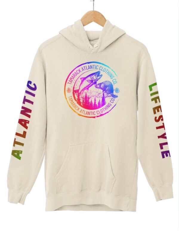Tamarack Wildlife Rainbow Logo| Hooded Sweatshirt - Image 3