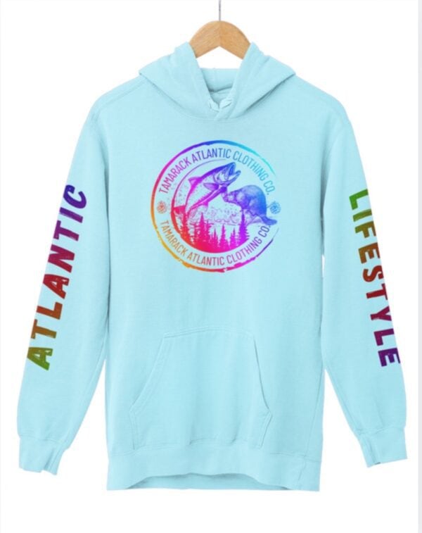 Tamarack Wildlife Rainbow Logo| Hooded Sweatshirt - Image 4