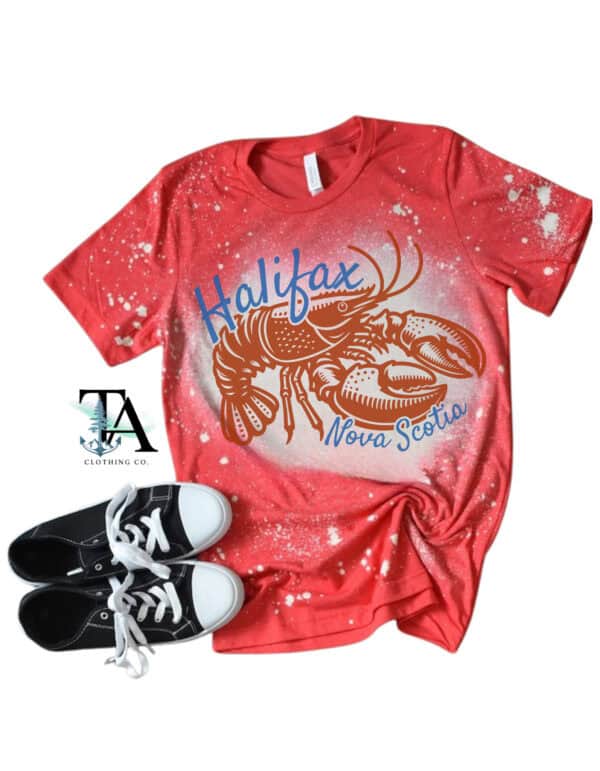 Halifax Lobster Bleached Tee