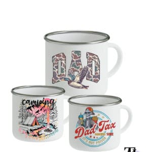 Personalized Tin Camping Mug| Custom Photo Gift