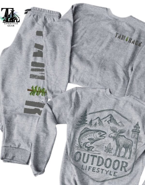 Outdoor Lifestyle Jogging Set| Tamarack Lifestyle Brand| Ash