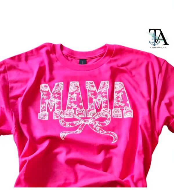 Mama Lace|Dark Pink|Large Gildan