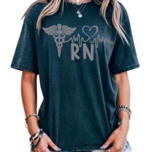 RN Minimalist|Comfort Colors Tee| Blue Spruce