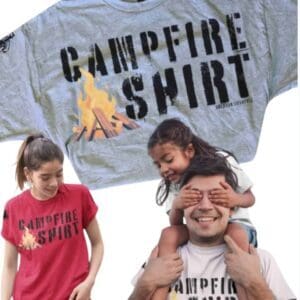 Campfire Shirt| Gold Soft Touch Jersey Tee