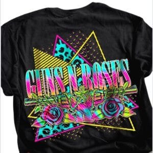 Guns N Roses Retro| Comfort Colors Tee| Black