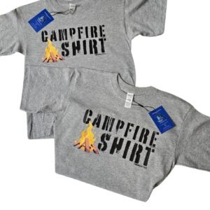 Campfire Shirt| Youth Gildan Tee| Ash