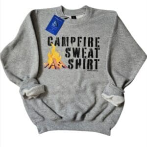 Campfire SweatShirt| Youth and Toddler Crewneck| Ash