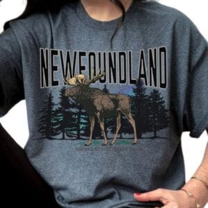 Newfoundland Lifestyle Wear| Gildan Tee| Dark Heather
