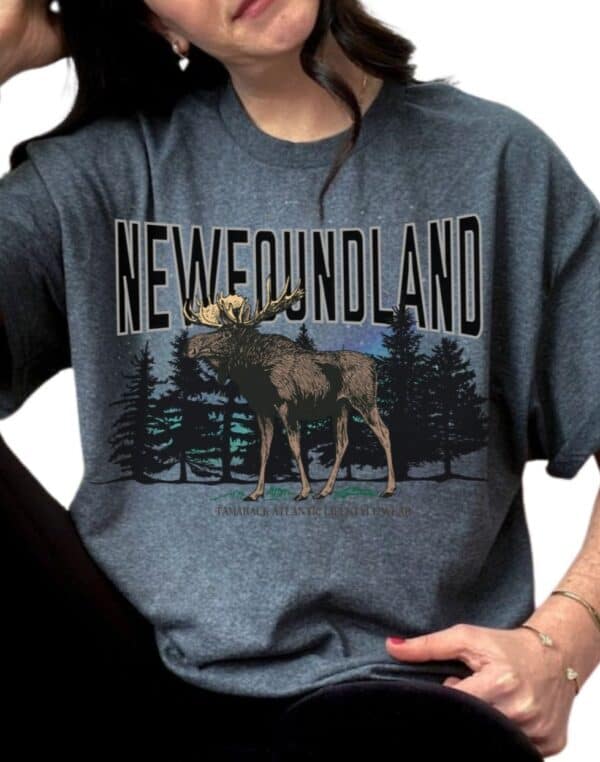 Newfoundland Lifestyle Wear| Gildan Tee| Dark Heather