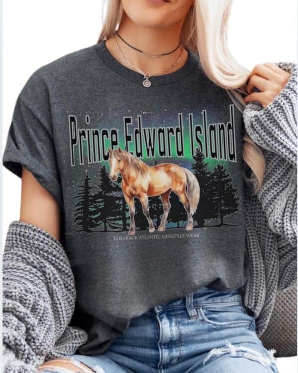 Prince Edward Island Lifestyle Wear| Gildan Tee| Dark Heather
