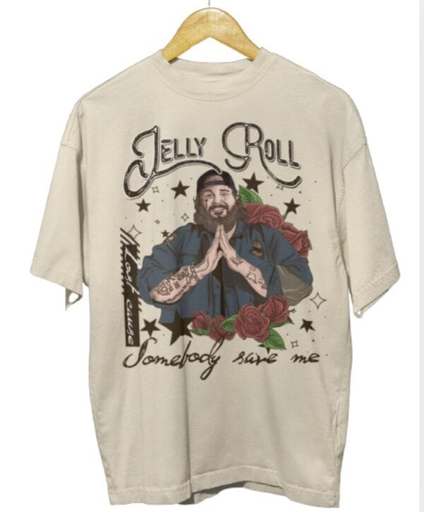 Jelly Roll Lost Cause| Gildan Concert Tee - Image 2