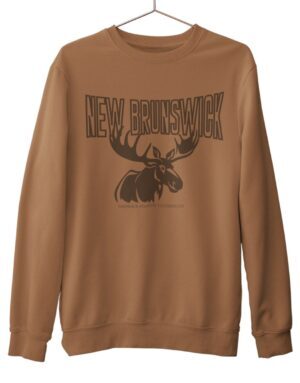 New brunswick varsity new brunswick sweatshirt maritimer apparel maritimes clothes gift for the maritimes coastal shirts, new brunswick moose sweatshirt gift for maritimer man and woman