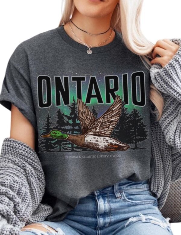 Ontario Lifestyle Wear| Gildan Tee| Dark Heather