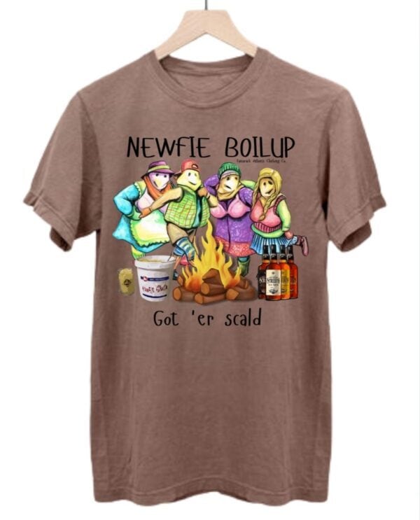 Newfie Boilup Got Er Scald| Comfort Colors Tee| Espresso