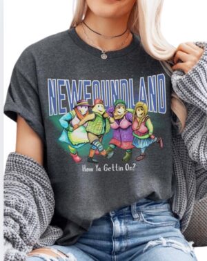 Newfoundland Mummer How Ya Gettin On| Gildan Tee| Dark Heather