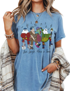 Newfoundland Mummer Live Laugh Have A Time| Comfort Colors Tee| Blue Denim
