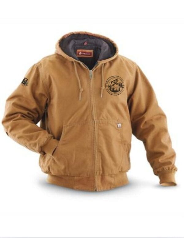 Tamarack Wildlife Outdoor Branded Jacket| Dri Duck Cheyanne Boulder Cloth Hooded Jacket| Tricot Quilt Lining - Image 4
