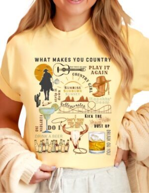 Luke Bryan Country Songs| Comfort Colors Tee| Butter