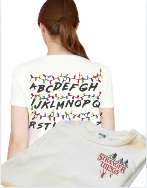Stranger Things Lights| Gildan Tee| Sand