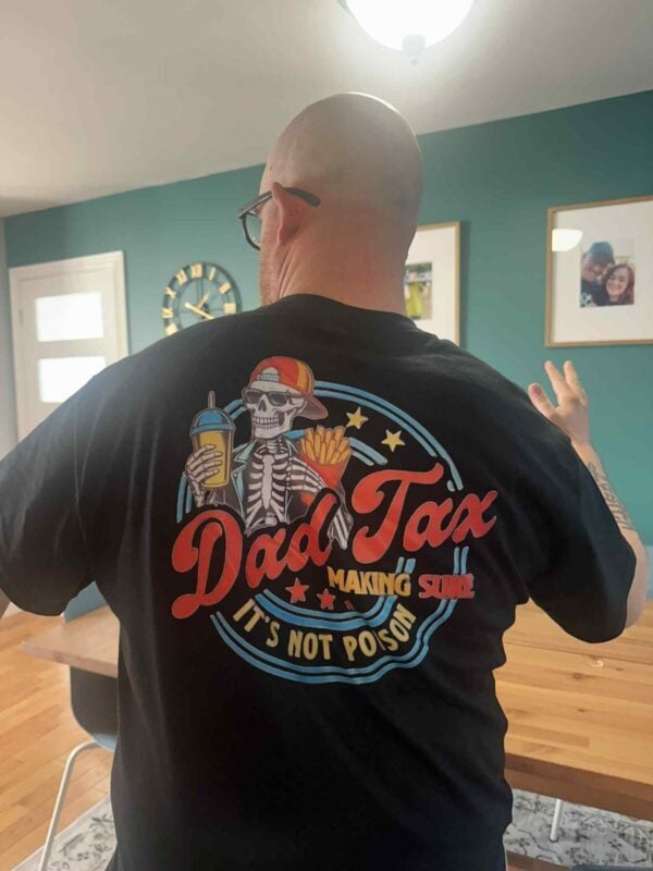 Dad Tax| Gildan Tee| Black