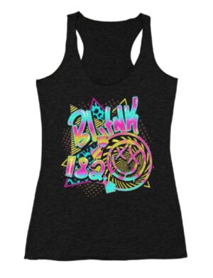 Blink 182 Retro 90s| Racerback Tank| Black